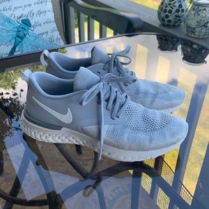 Grey Nike Flyknit sneakers